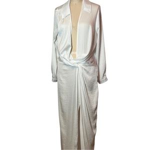 Maxi Deep-V Summer Wrap Dress